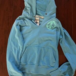 PINK Victoria's Secret Blue Hoodie